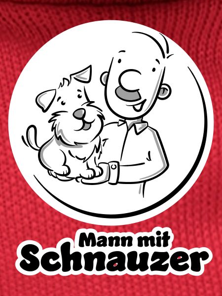 Mann mit Schnauzer (Oberlippenbart)