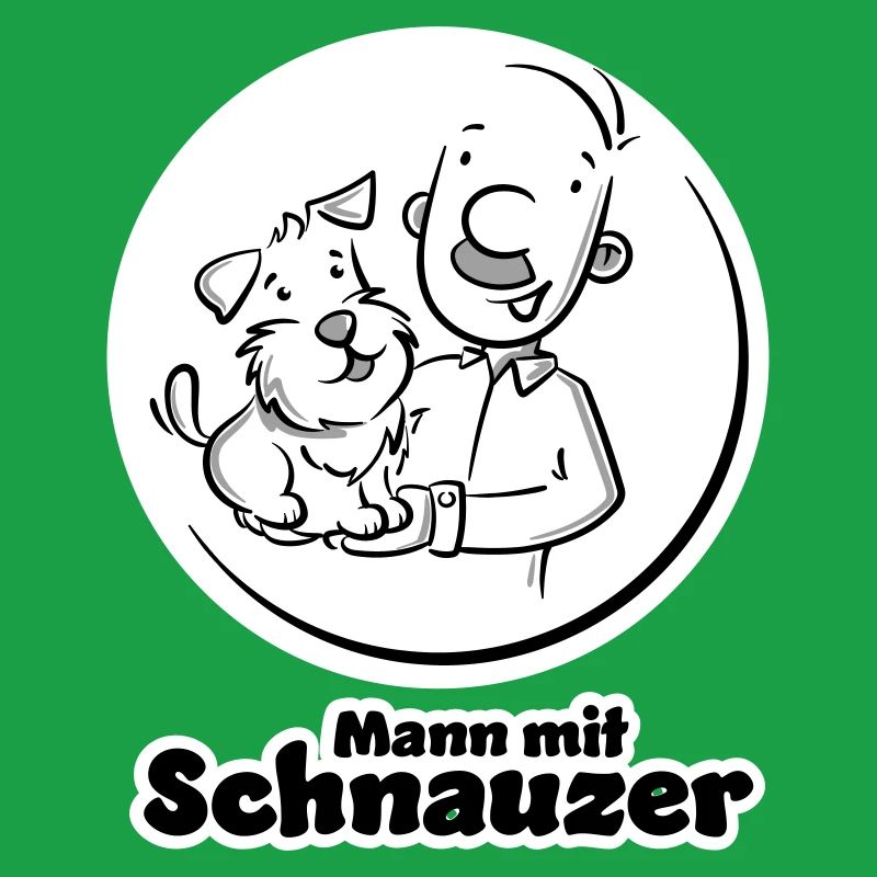 Mann mit Schnauzer (Oberlippenbart)