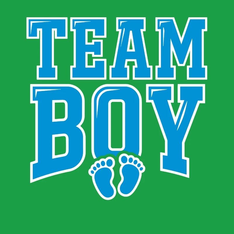 TEAM BOY Typographie avec empreintes
