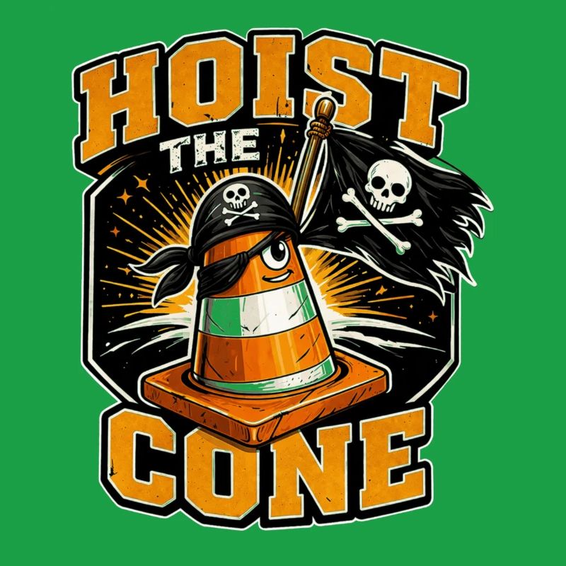 Construction Worker Road Construction Traffic Cone