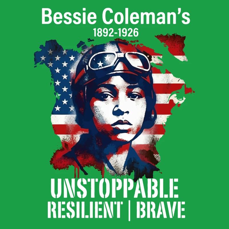 Bessie Coleman Pionnière courageuse de l’aviation