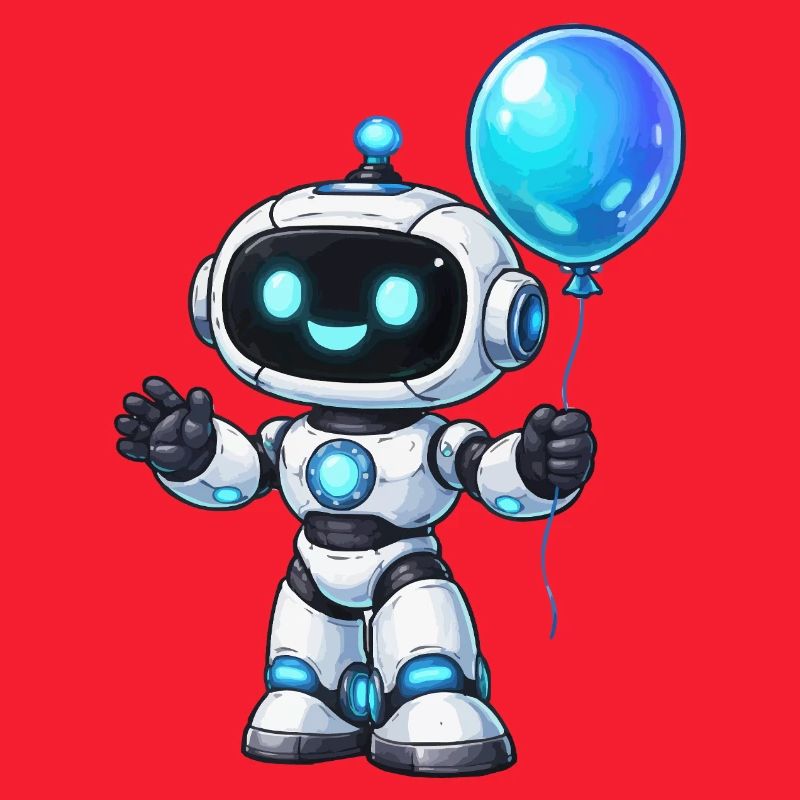 Small robot with balloon