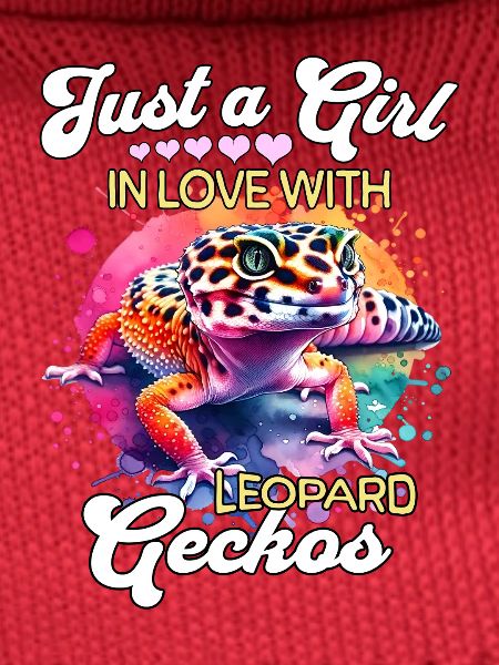 Mädchen Leopardgecko