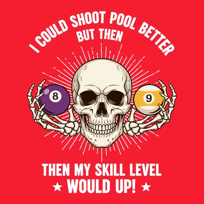Table de billard de billard Billard Billard Spool Skull