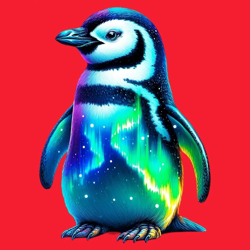 Aurora Borealis Penguin