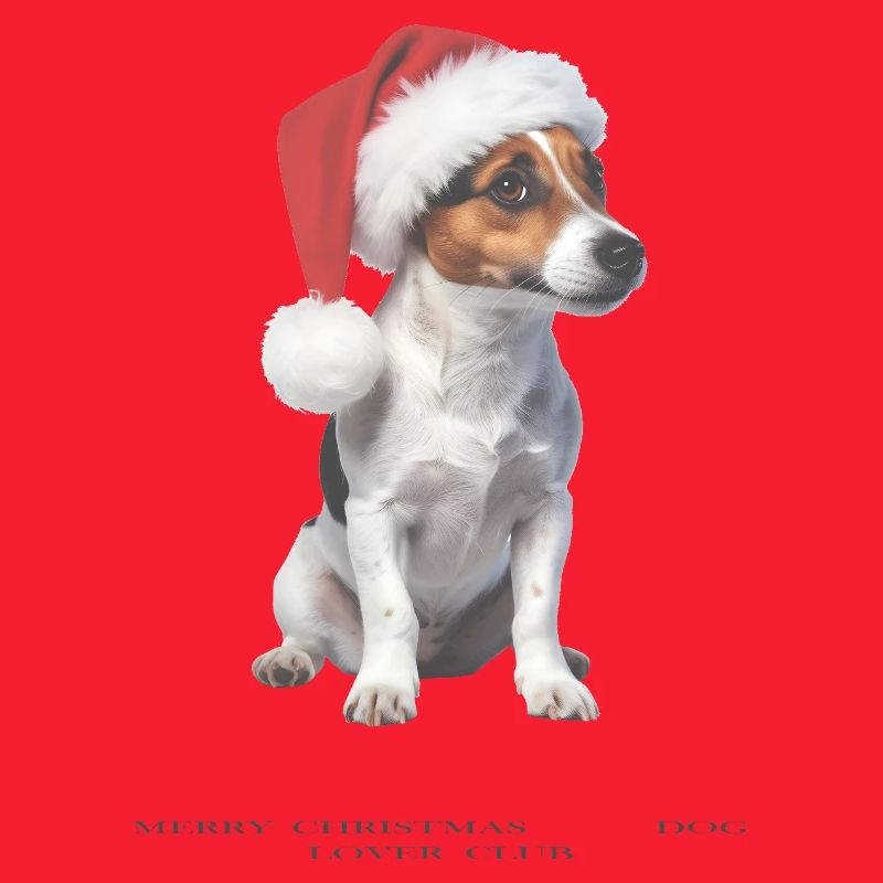 Bonnet de Noël Jack Russell Terrier