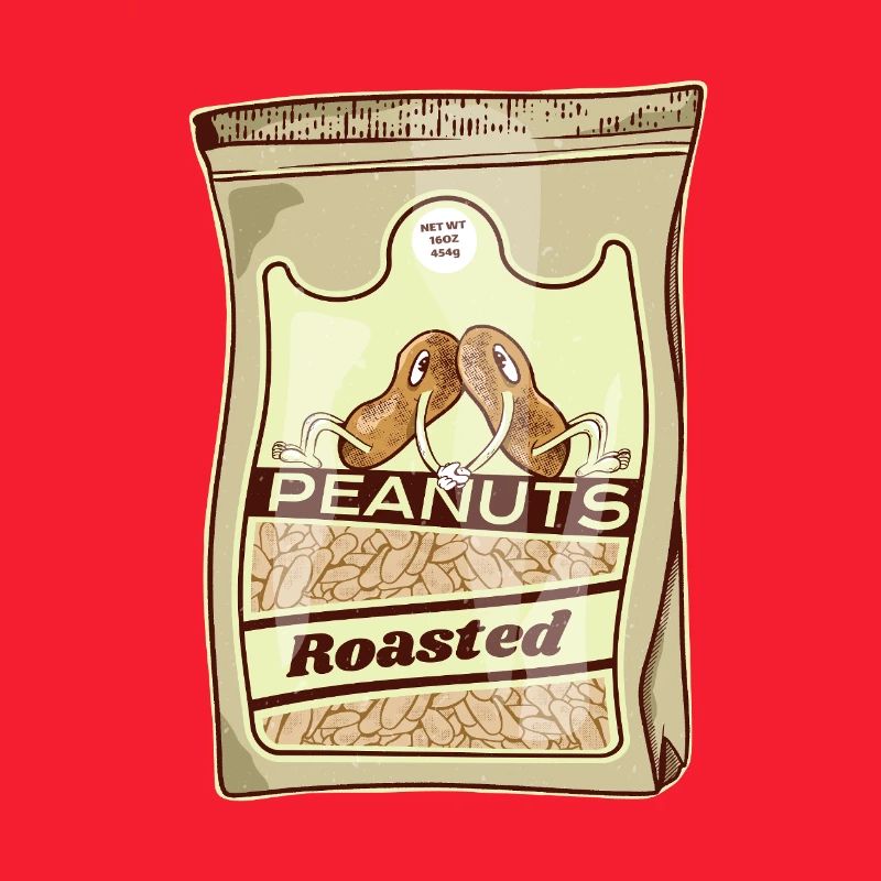 Pack rétro de cacahuètes grillées