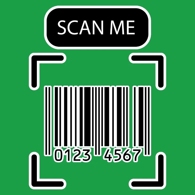 SCAN ME Barcode Funny Design