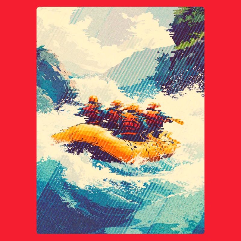 Rafting-Expedition in Wild Rapids