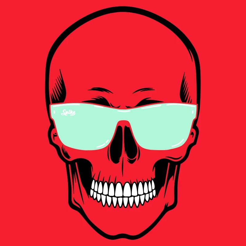 Color-Adjustable Sunglasses Smile Skull