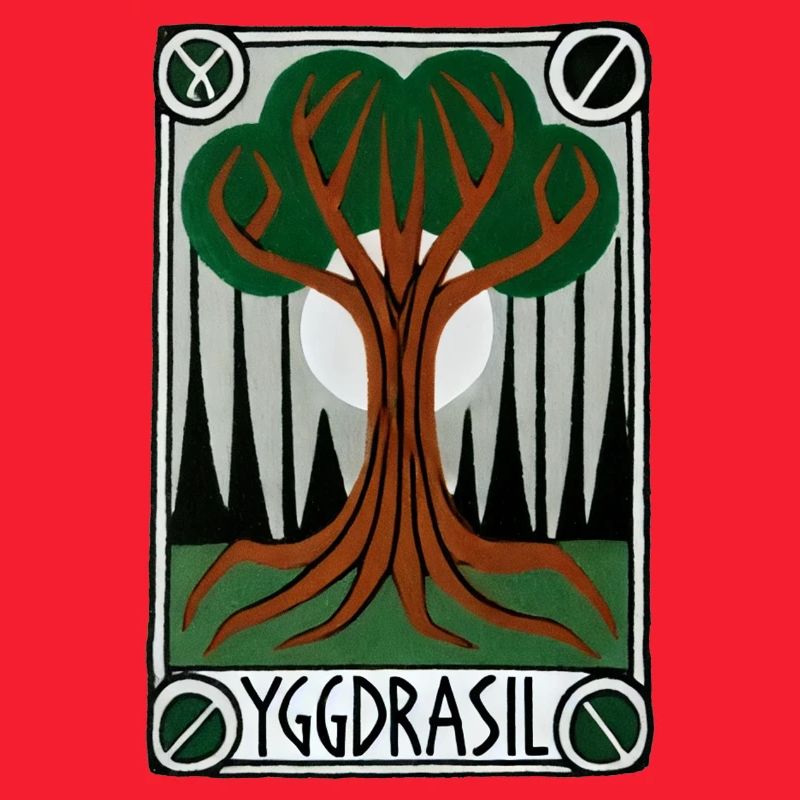 Yggdrasil Rune Tree Emblem