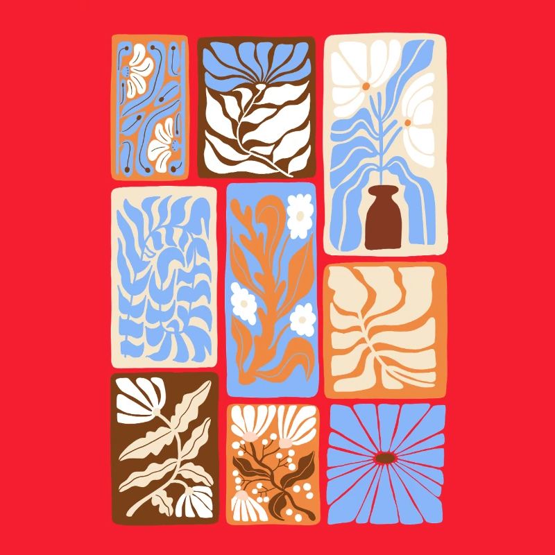 Abstract Botanical Patterns