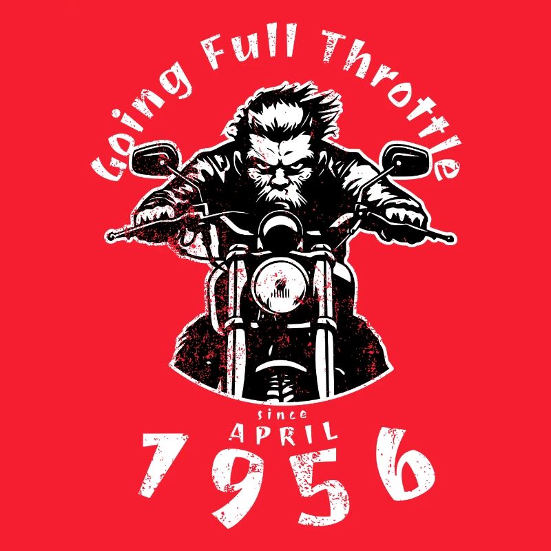70. Geburtstag Going Full Throttle Since 04/1956