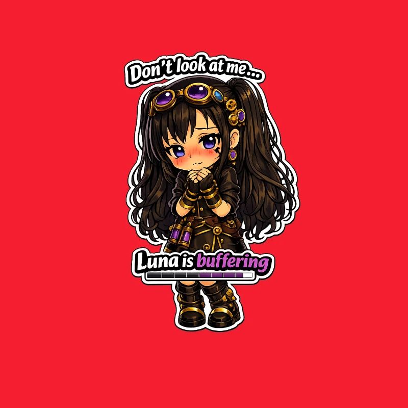 Luna Buffing Chibi Steampunk