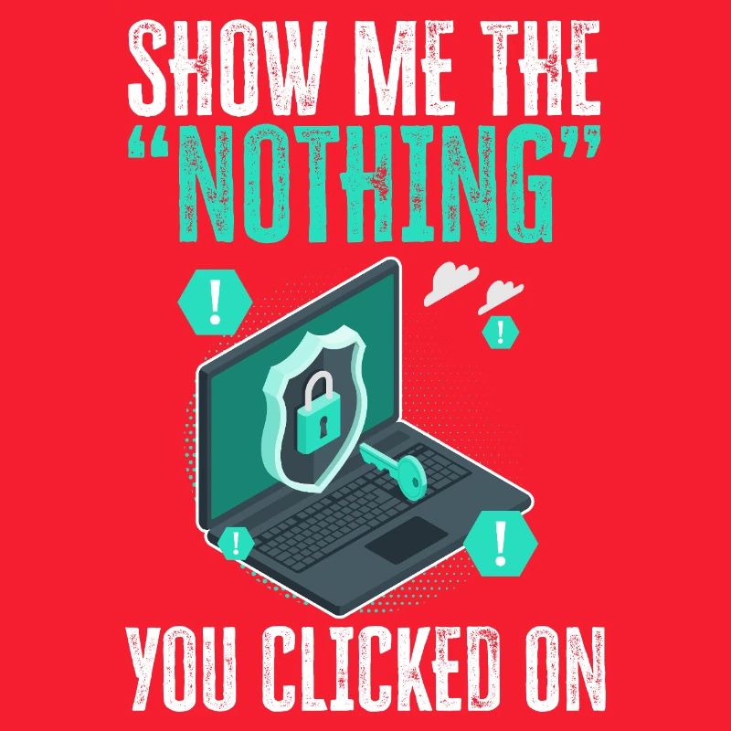 Lustiges Cybersicherheits-IT-Support-IT-Sicherheitsnetzwerk