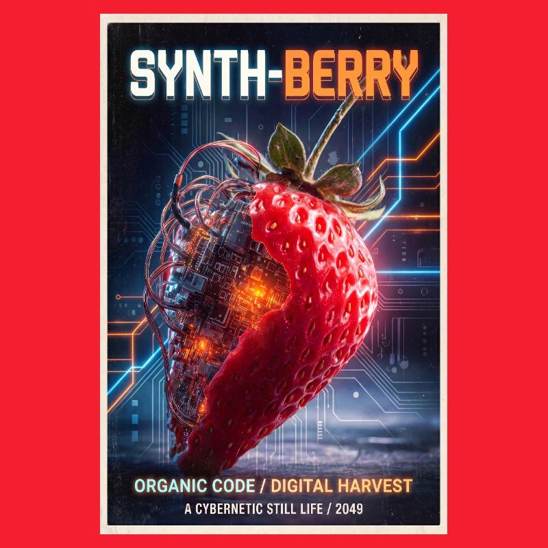 Synth-Beere: Kybernetische Erdbeere