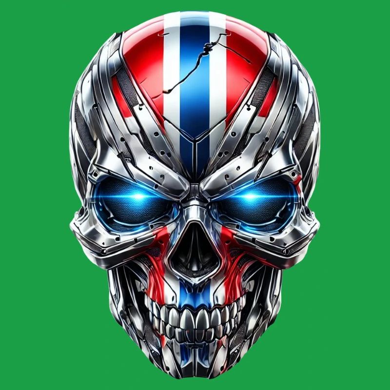 Couleurs du drapeau du Cyber Skull