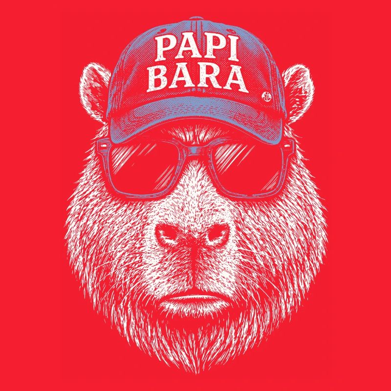 Papi Bara Bear avec des lunettes de soleil