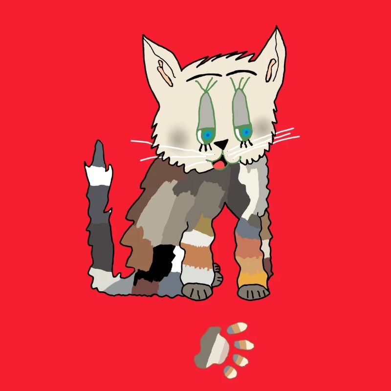 Patchwork Katze Fred Tatze