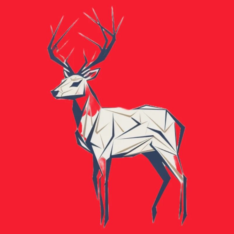 Minimalist Deer /Minimalistic Deer