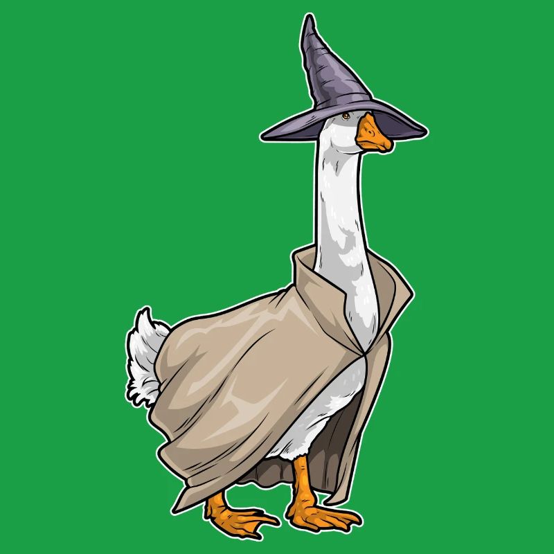 Duck Halloween Witch