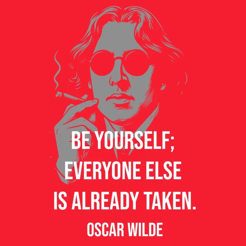 Sei du selbst, Oscar Wilde Tee