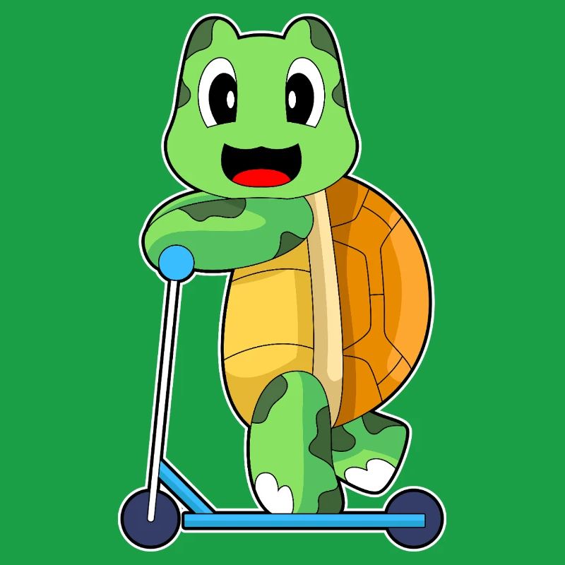 Turtle scooter