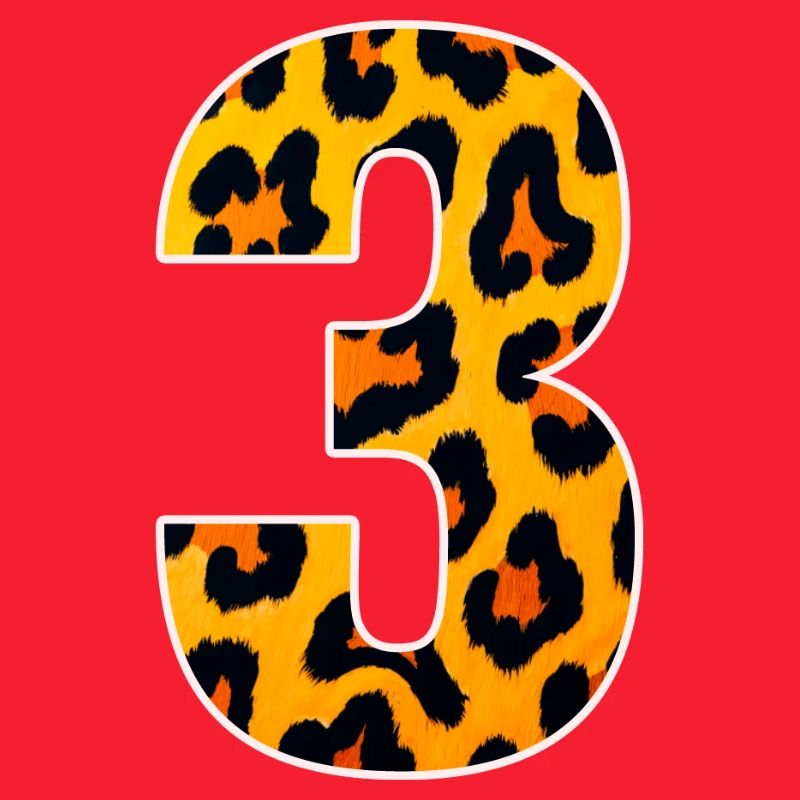 Leopard 3 Number Pattern