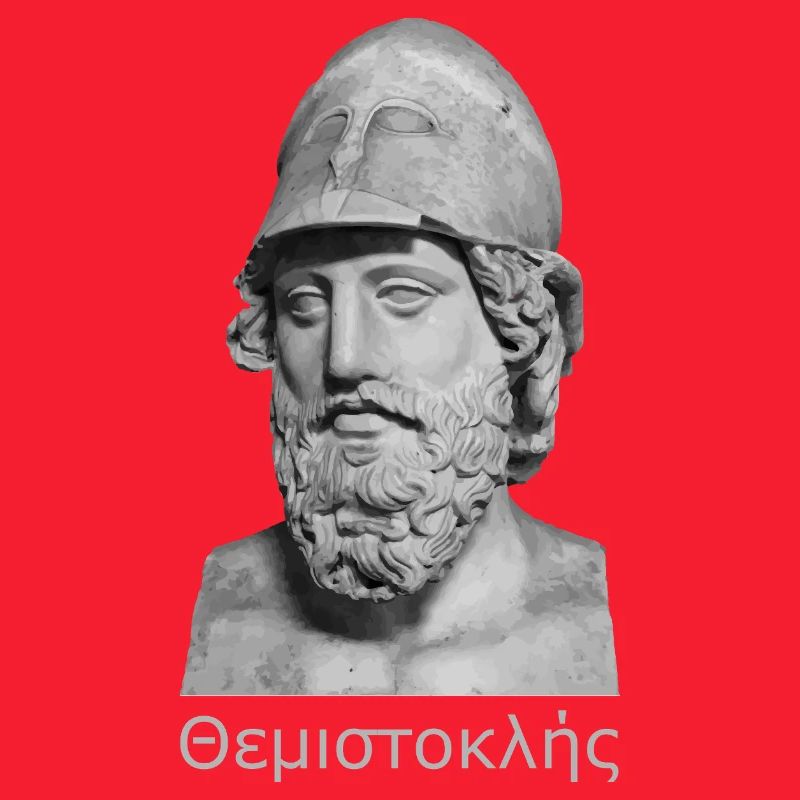 Portrait de Thémistocle – Art de bustes grecs antiques