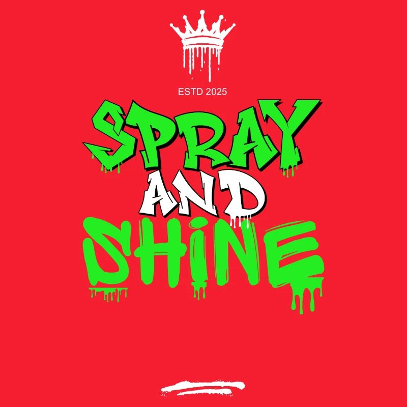 Spray and Shine Graffiti Crown