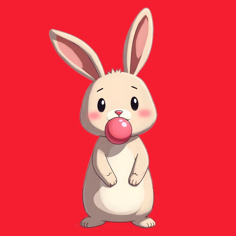 Rabbit with Chewing Gum