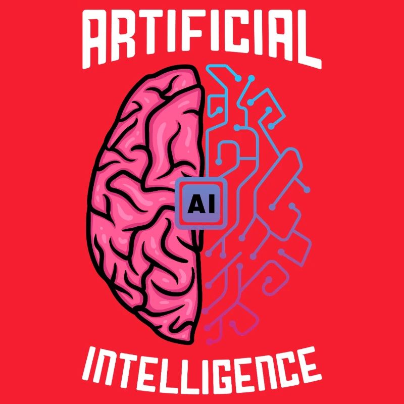 Artificial Intelligence Brain Tech Design