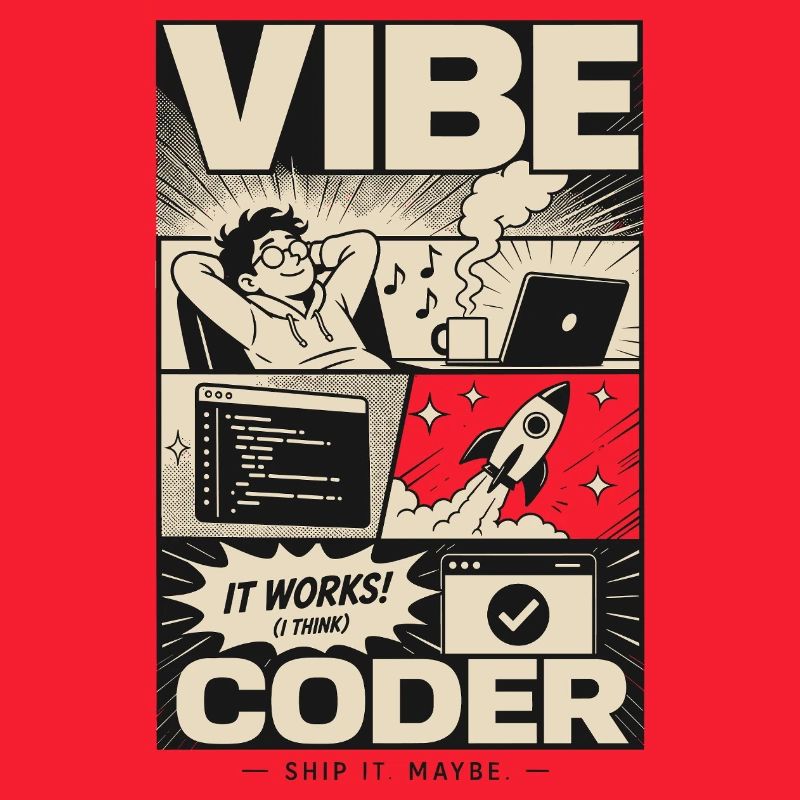 Vibe Coder Programmeur Humour