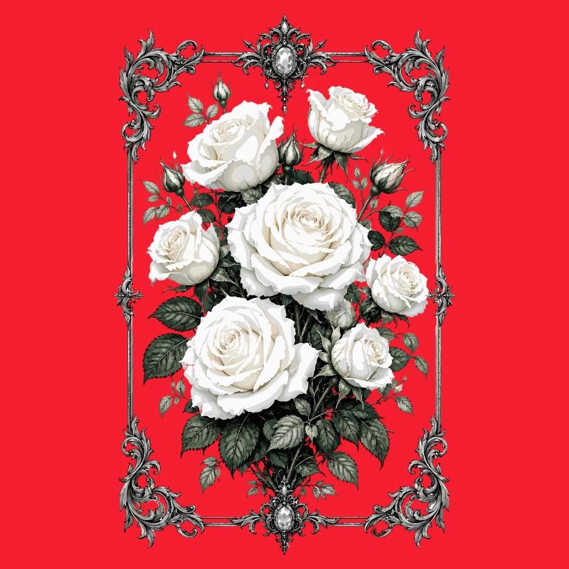 Roses, Roses blanches, Roses et Fleurs