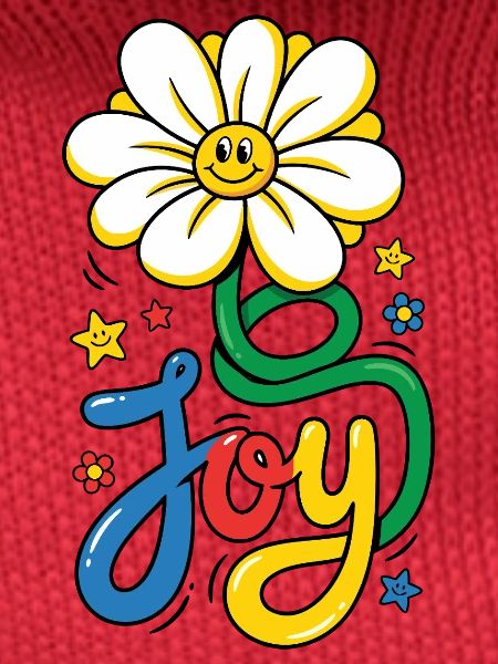 Joy Gänseblümchen Pop Art Blume