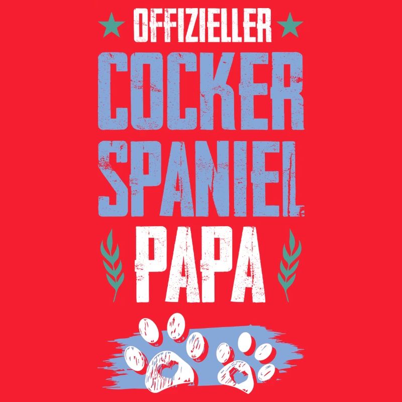 cocker spaniel hunde papa