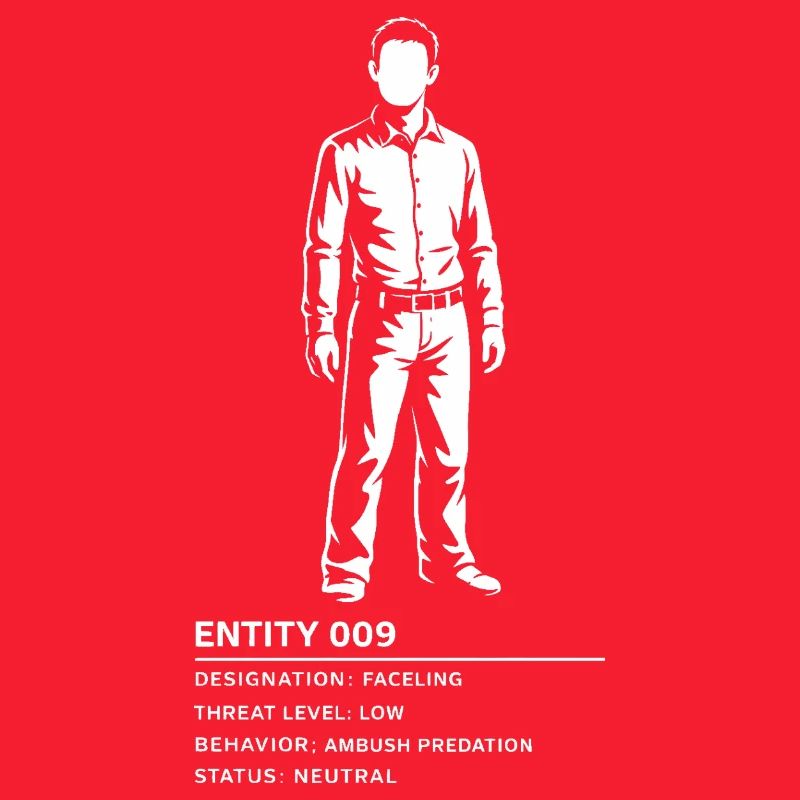 Backrooms Entity 9 white