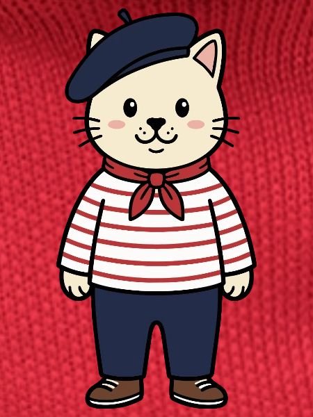 Frankreich-Katze