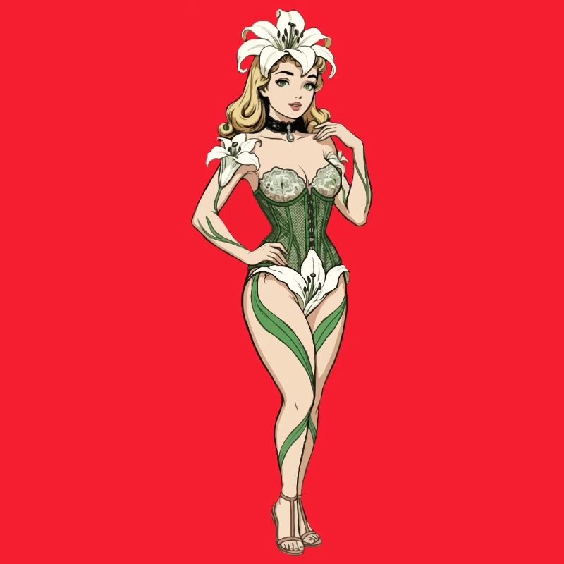 Lily pin-up