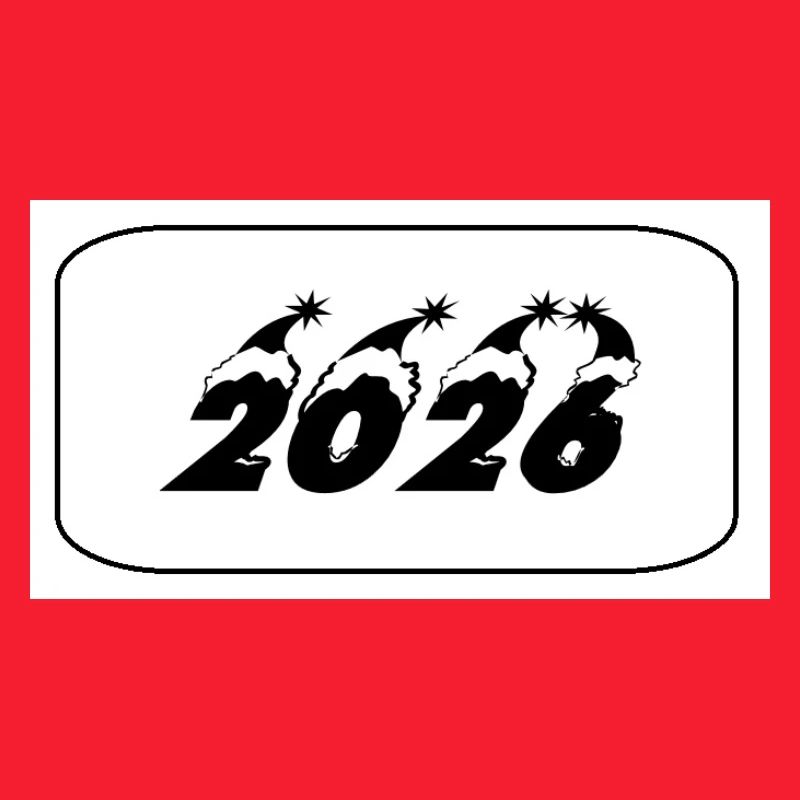 New Year 2026 design with firework ideas