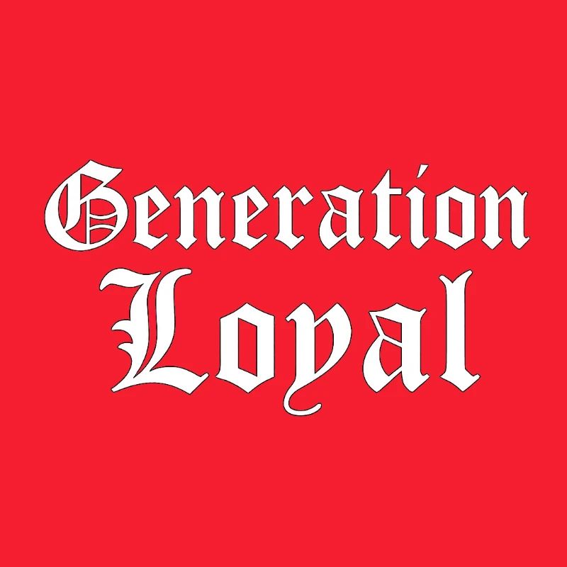 Generation Loyal Gothic Typography Design