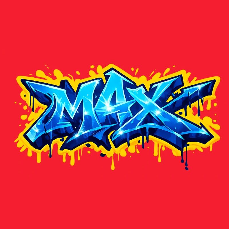 GRAFFITI NAME MAX FOR  PERFECT GIFT PRINTABLE 