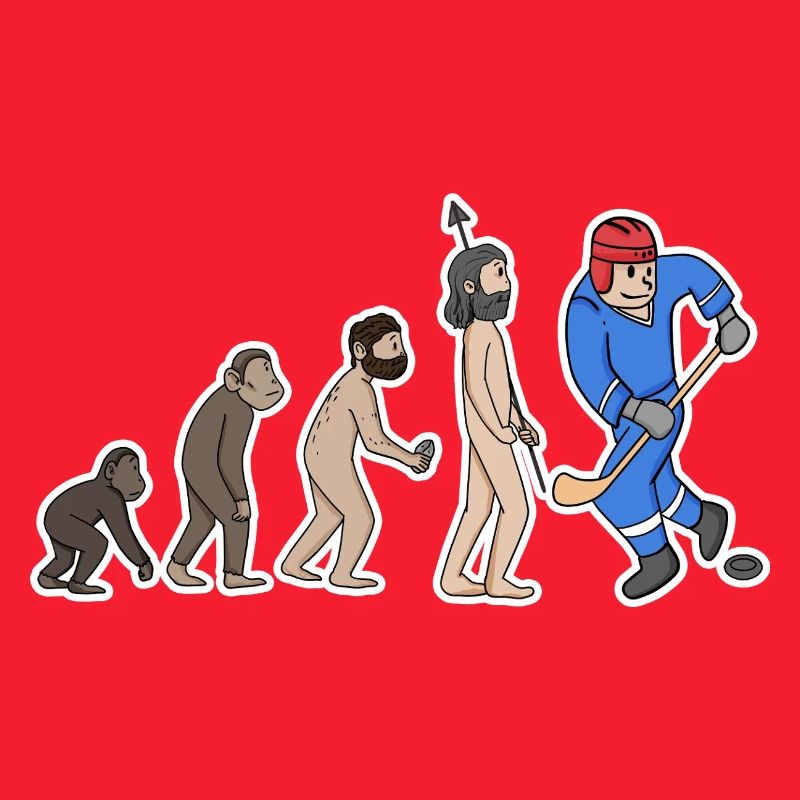 Evolution Eishockeyspieler 