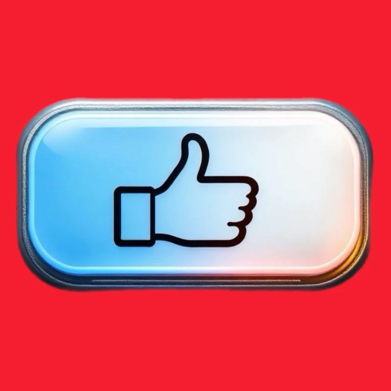 Neon Thumbs Up Gradient