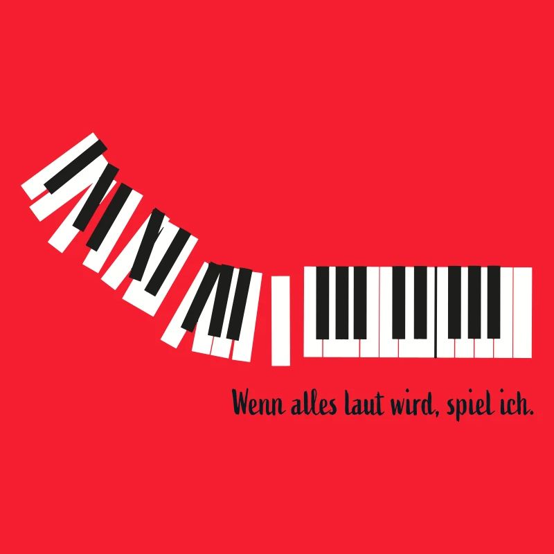 Wenn alles laut wird, spiel ich.