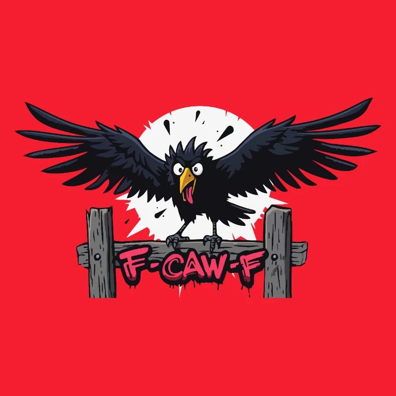 F-Caw-F Apparition du Corbeau Graffiti