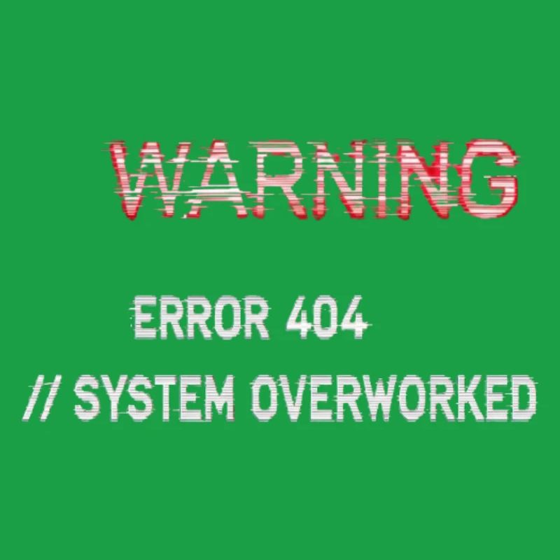 Avertissement de bug - Erreur 404 surchargée du système