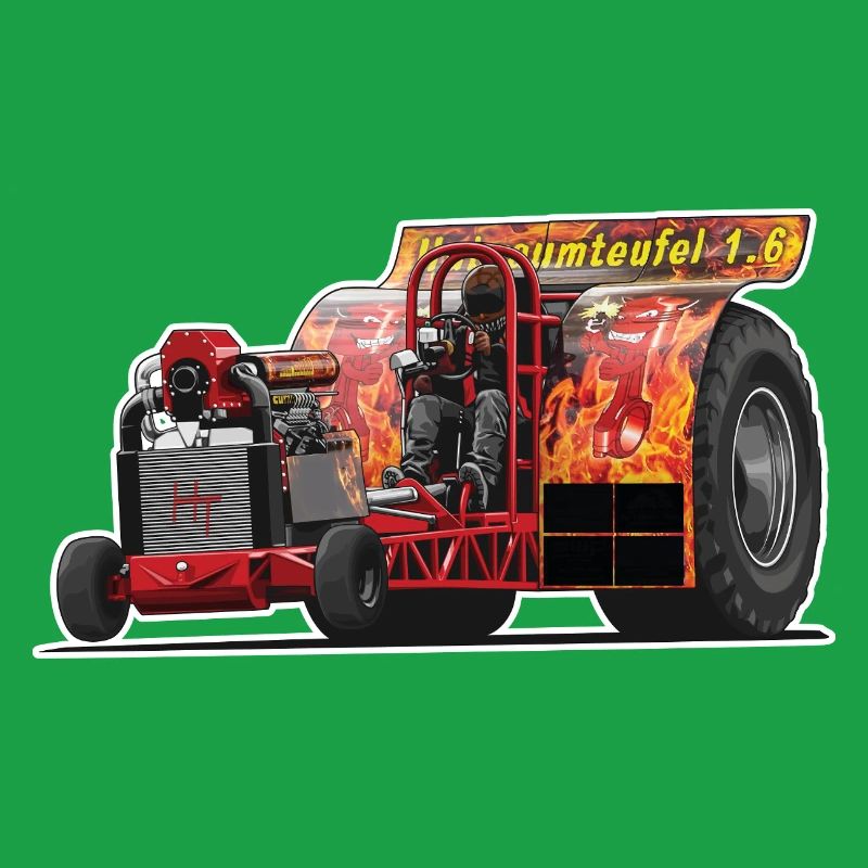 Tractor Pulling // Illustration