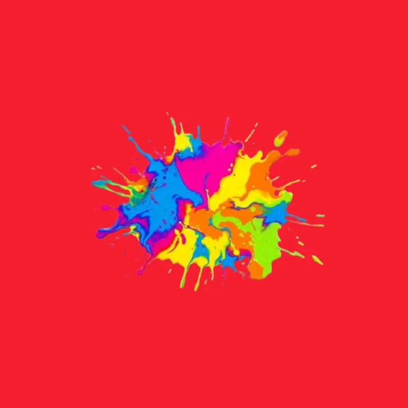 Regenbogenfarbe-Spritzexplosion