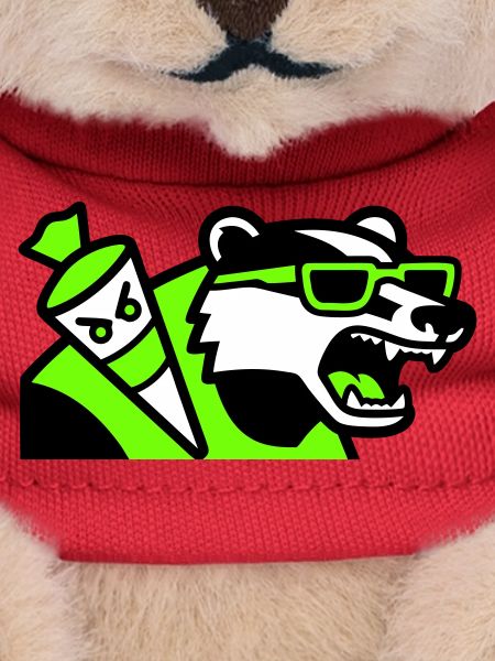 Badger Schoolbag Mascot